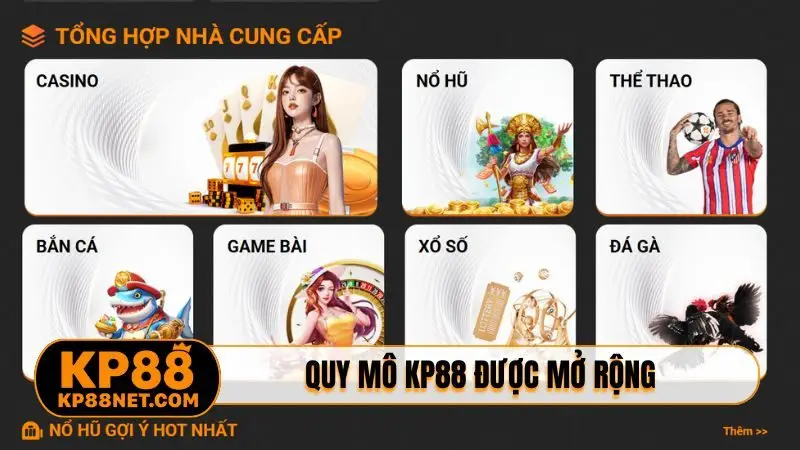 Quy mô KP88 được mở rộng