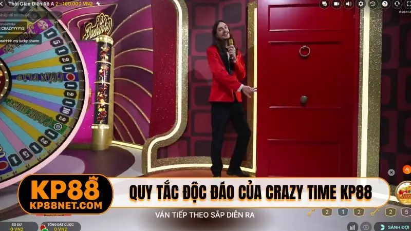 Quy tắc chơi độc đáo của Crazy Time KP88