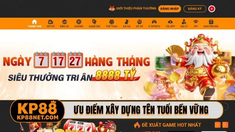 Ưu điểm xây dựng tên tuổi bền vững